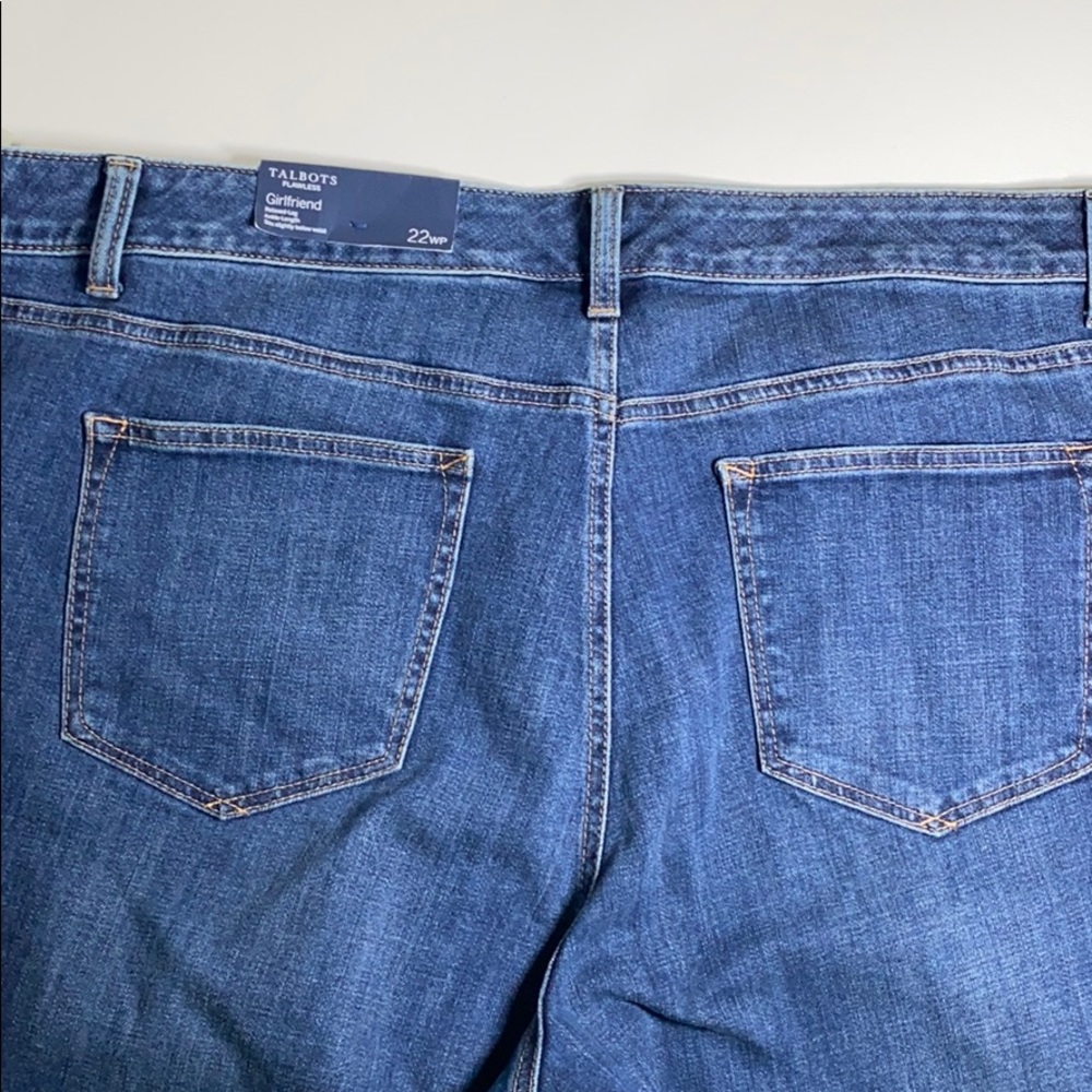22WP Talbots Flawless Girlfriend Ankle Jeans NWT